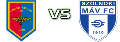 SZVSE - Szolnoki MÁV Statistiche e dettagli partita