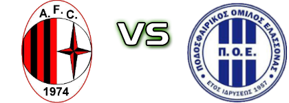 Asteras Stavros FC - PO Elassonas Statistiche e dettagli partita