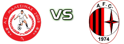 AE Malesina 2008 - Asteras Stavros FC детайли и статистика