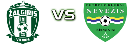 Žalgiris B - Nevėžis Spiel Prognosen und Statistiken Žalgiris B - Nevėžis Spiel Prognosen und Statistiken
