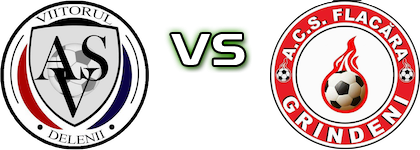 Viitorul Delenii - Flacăra Grindeni Statistiche e dettagli partita