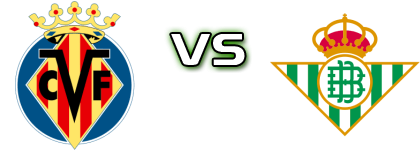 Villarreal - Betis Statistiche e dettagli partita