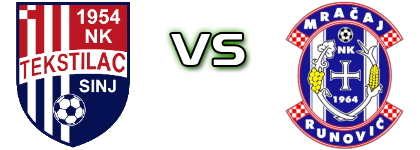 Tekstilac Sinj - Mračaj Statistiche e dettagli partita