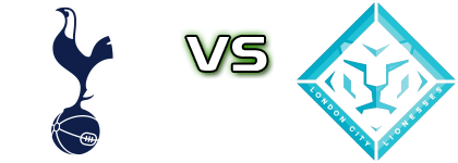 Tottenham - London City детайли и статистика