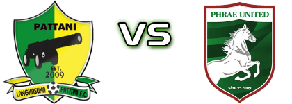 Pattani FC - Phrae United head to head game preview and prediction