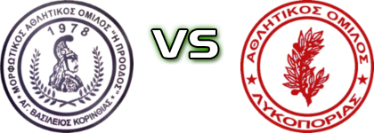 Proodos Agiou - Likoporia  Statistiche e dettagli partita