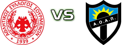 FC Sourmena - AO Agia Paraskevi Spiel Prognosen und Statistiken