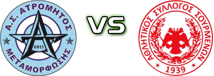 Atromitos Metamorphosis - FC Sourmena Detalji meca I statistika.