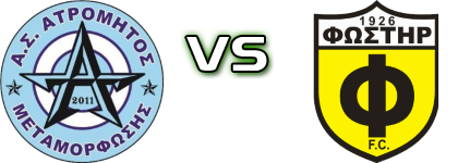 Atromitos Metamorphosis - Fostiras Estatísticas e detalhes do jogo