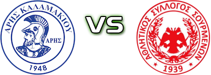 Aris Kalamakiou - FC Sourmena head to head game preview and prediction
