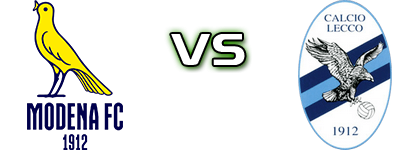 Modena - Lecco Detalji meca I statistika.