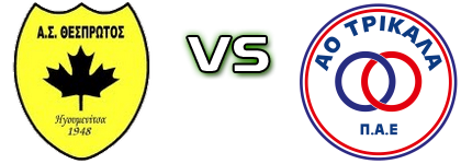 Thesprotos - Trikala Statistiche e dettagli partita