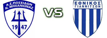 Posidonas Michanionas - Ethnikos Giannitson head to head game preview and prediction