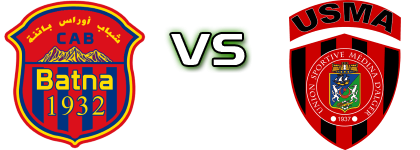 CA Batna - USM Alger Detalji meca I statistika.