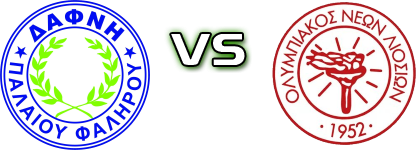 Dafni Palaiou Falirou - Olympiakos Liosion Statistiche e dettagli partita