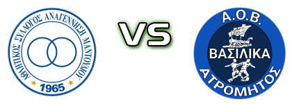 Anagennisi Mantoudiou - Atromitos Vasilikon head to head game preview and prediction