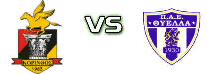 Korinthos - Thiella Patron Spiel Prognosen und Statistiken
