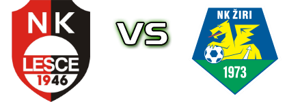 NK Lesce - NK Žiri Statistiche e dettagli partita