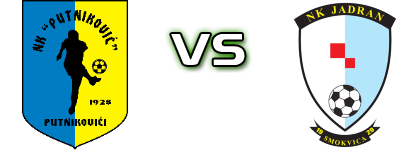 Putniković - Jadran (S) detalji utakmice i statistika