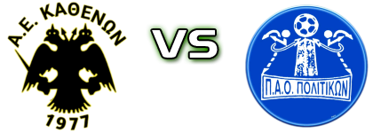 Kathenoi - P.A.O. Politikon Spiel Prognosen und Statistiken