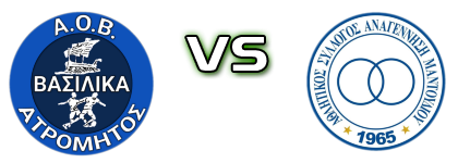 Atromitos Vasilikon - Anagennisi Mantoudiou Detalles y estadisticas