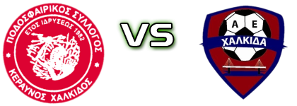 Keraynos Chalkidas - A.E. Chalkidos head to head game preview and prediction Keraynos Chalkidas - A.E. Chalkidos head to head game preview and prediction