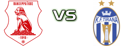Panserraikos - Tirana head to head game preview and prediction Panserraikos - Tirana head to head game preview and prediction