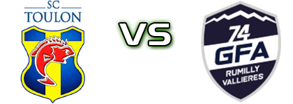 Toulon - GFA Rumilly-Vallières Spiel Prognosen und Statistiken