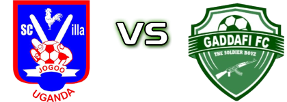 SC Villa - Gadafi FC detalji utakmice i statistika SC Villa - Gadafi FC detalji utakmice i statistika