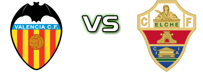 Valencia - Elche CF head to head game preview and prediction