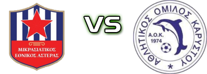 Ethnikos Asteras Mikrasiatikos - Karystos detalji utakmice i statistika