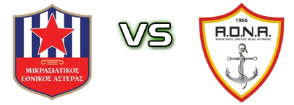 Ethnikos Asteras Mikrasiatikos - A.O.N.A. head to head game preview and prediction