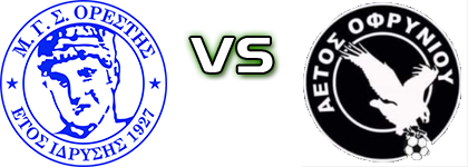 Orestis - Ofrynio Spiel Prognosen und Statistiken