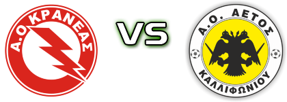 AO Kraneas - Aetos Kalifoniou Statistiche e dettagli partita