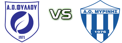 AO Fillou - AO Myrinis Spiel Prognosen und Statistiken