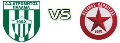 Atromitos Palama - Asteras Spiel Prognosen und Statistiken