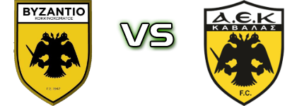 Vyzantio - AEK Kavalas Detalles y estadisticas
