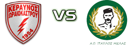 Keravnos Oraiokastrou - Pavlos Melas head to head game preview and prediction