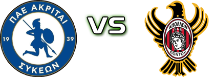 Akrites Sikaion - Apollon Pontou Spiel Prognosen und Statistiken
