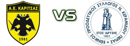 AE Karitsas - Ethnikos Keramidiou head to head game preview and prediction
