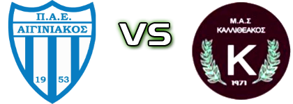Aiginiakos - Kallitheakos head to head game preview and prediction