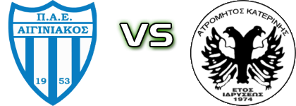 Aiginiakos - Atromitos детайли и статистика