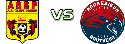 Saint Priest - Andrézieux-Bouthéon FC head to head game preview and prediction