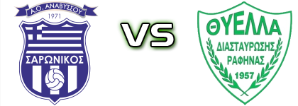 Saronikos Anavisou - Thiella head to head game preview and prediction