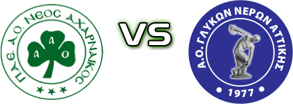 Neos Acharnaikos - Glykon Neron AO head to head game preview and prediction