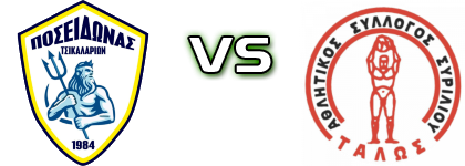 Poseidonas Tsikalarion - Talos Siriliou detalji utakmice i statistika