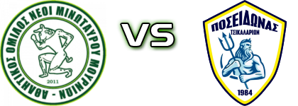 Neoi Minotaurou - Poseidonas Tsikalarion head to head game preview and prediction