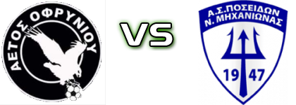 Ofrynio - Posidonas Michanionas Spiel Prognosen und Statistiken