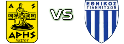 Aris Nisiou - Ethnikos Giannitson head to head game preview and prediction Aris Nisiou - Ethnikos Giannitson head to head game preview and prediction