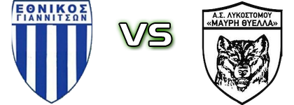 Ethnikos Giannitson - Mavri Thyella Lykostomou Spiel Prognosen und Statistiken